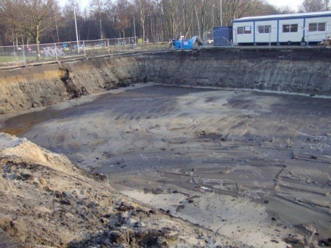 Droogzuiging Bouwgrond